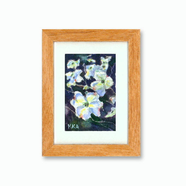 Giant Miniature Art Exhibition 2023 no. 004: Dogwoods in Bloom