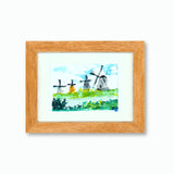 Giant Miniature Art Exhibition 2023 no. 117 : Windmills, Holland