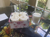 WYCK Votive candles - 4 pack with free candle holder