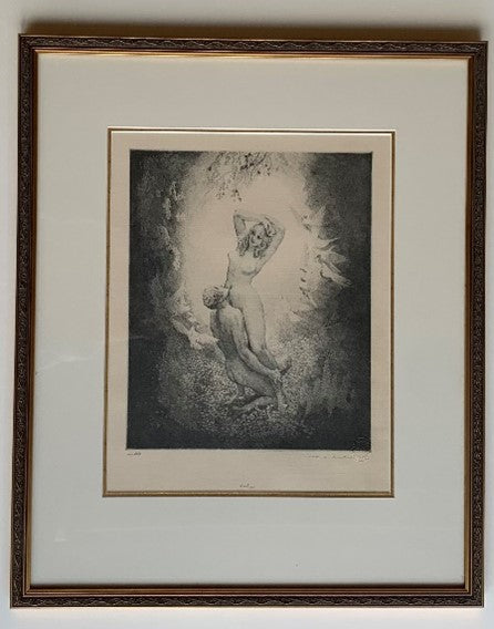 Norman Lindsay Virtue facsimile etching