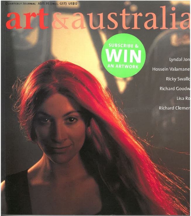 Art & Australia Vol. 38 No. 4 Winter 2001