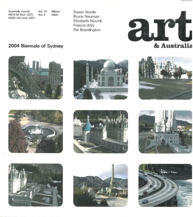 Art & Australia Vol. 41 No. 4 Winter 2004 Biennale of Sydney