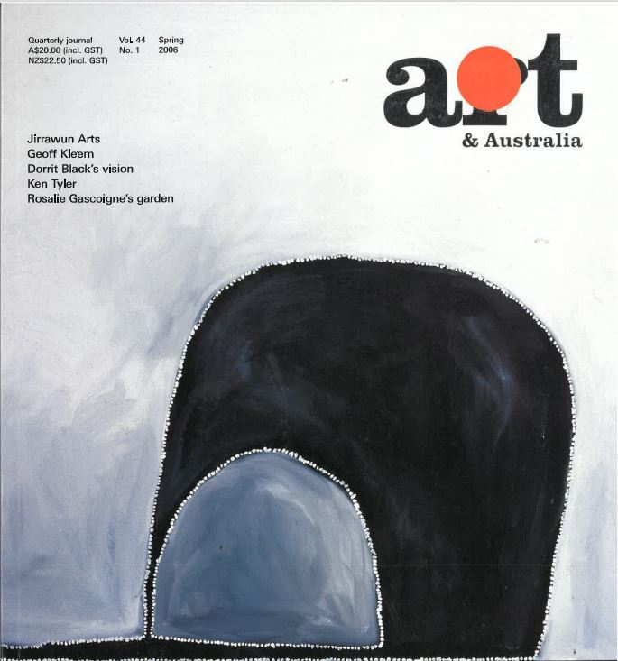 Art & Australia Vol. 44 No. 1 2006 Spring
