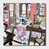 Cressida Campbell card set - Olley's House