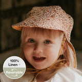 Lounger Baby Reversible Flap Linen Hat