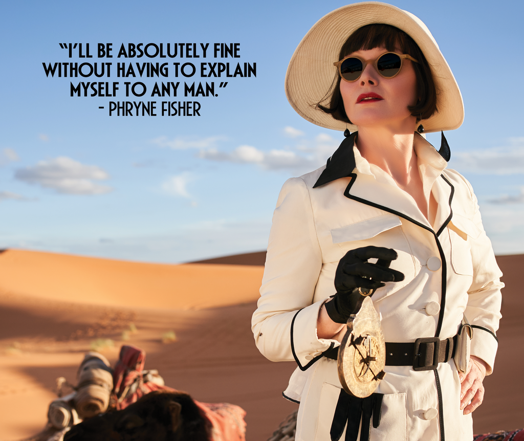 Miss Fisher and the Crypt of Tears Desert Navigation Lens Cloth Phryne Fisher
