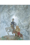 Don Quixote by Norman Lindsay- Poster