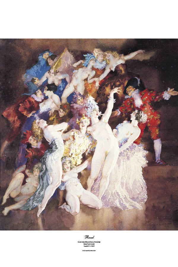 Revel by Norman Lindsay- Poster