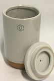 Ceramic  Jar with Cork Cladding and Wooden Lid - Large