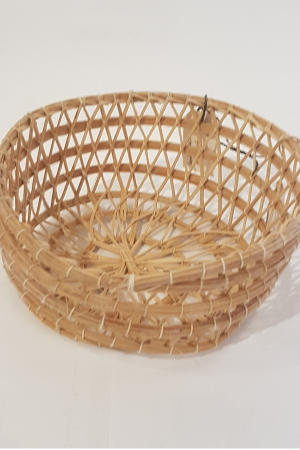 Handwoven Flat Basket - medium